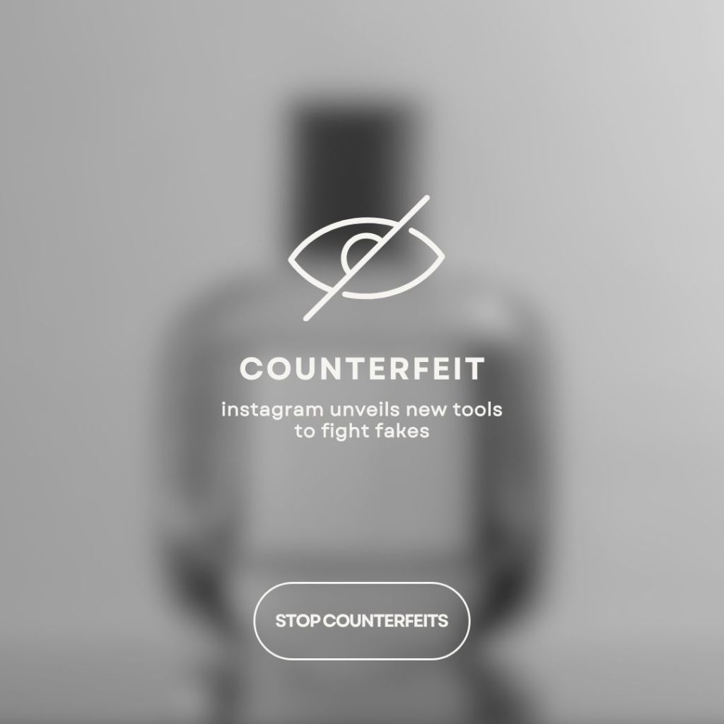 How does Instagram fight counterfeiting?